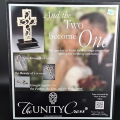 The Unity Cross Pearlescent Wedding Centerpiece Christian Limited Edition