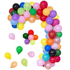 5 Inch Rainbow Balloons, 200Pcs Tiny Balloons Assorted 5inch Mutli Color2