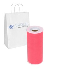 5 pcs Coral 6″ x 25 Yd Tulle Fabric Roll Spool Wedding Bow Party Decoration ae