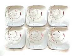 Corelle Dinnerware Dessert Plates Set Square Splendor 6.5 Perfect Size For