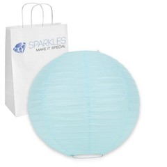 5 pcs 6″ inch Chinese Paper Lantern – Light Blue – Wedding Party Event uh