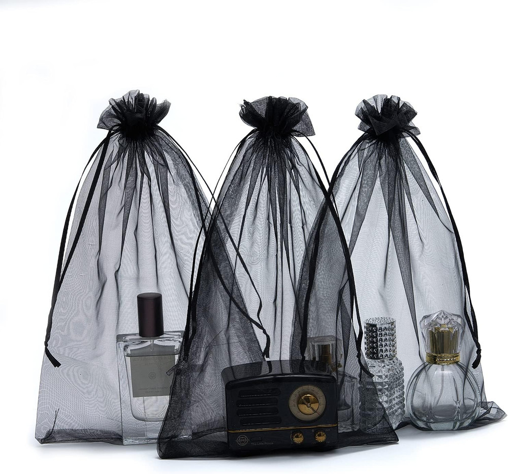 25 pcs 8×12 Inches Drawstring Organza Bags Wedding Party Favor Gift Candy Toys M