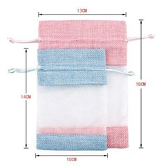 50pcs 15×20 17×23 20×30 25x35cm Organza Jewelry Pouch Bag For Gifts & Souvenirs