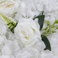 6 Pcs Artificial Flower Wall Panels 24″ x 16″ Flower Wall Panel Wedding Decor US