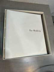 Hallmark Vintage Our Wedding Keepsake Album White Personalized NEW Free Ship