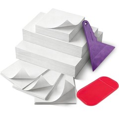 400Pcs Diamond Painting Release Paper: Double-Sided Non-Stick Pre-cut Cover S…