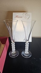 Cristal d’Arques Lead Crystal Champagne Flute Wedding Glasses Set 19cl 2pcs