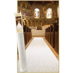Floral Aisle Runner Wedding Decoration Polyester Non-Woven Ceremony 3ft x 100ft