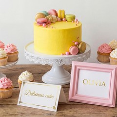 50 PCS Premium Place Cards Table Setting Name Decoration Gold Foil 2×3.5 Inch