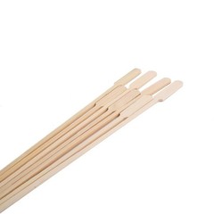 100 pcs 10″ long Natural Bamboo Wedding Party Paddle Skewers Picks Wedding Party