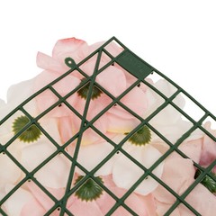 Set of 20 Artificial Flower Wall Panels, Silk Dahlia and Rose Flowers, Easy to