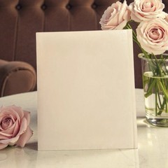 Vintage “Our Engagement & Wedding” Memory Album 60’s Faux Leather