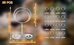 26PCS Mini Table Number Holders,Place Card Holder – Photo Holders for Tables,