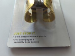 True Fizz: Gold Champagne Stopper, 7174…new