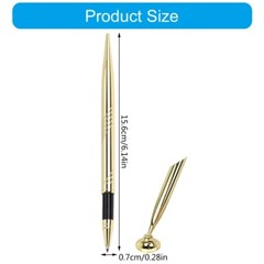 Reception Pen Ballpoint Pen Counter Service Pen with Base Wedding Guest Sign Pen