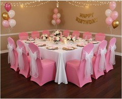 Spandex Chair Cover Chair Decoration for Wedding Banquet Party Light Pink | c…