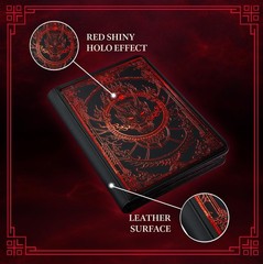Sleevechief Blood Oni Trading Card 360 Card Zipper 9 Pocket Side Loading Pages