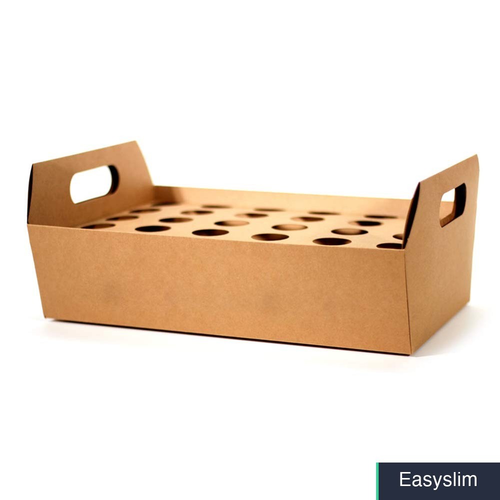 Wedding Confetti Cone Stand Box 30 Count Kraft Paper 14.2×8.3×5.9
