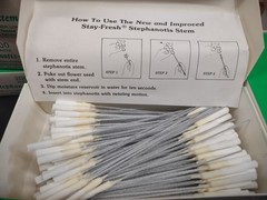 Stemson’s Stay-Fresh Stephanotis Stems White, 200 Pieces Absorbent Corsage Wires