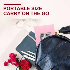 Photo Album 4×6 50 Pockets 2 Packs, Small Mini Capacity Leather Photo Albums, Ea
