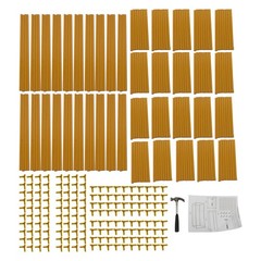 Gold 20 PCS Geometric Flower Stand For Wedding, Flower Stand 8.27*8.27*15.75in