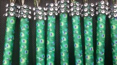 Weddings Peacock Feather Pen Favors ,Sweet16,Quinceañera,Recuerdos,12 pcs