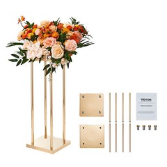 VEVOR 4PCS Column Wedding Flower Stand Cylindrical Display Rack 31.5inch Metal