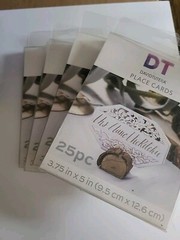 New 100Pcs Place Cards by David Tutera White Wedding Party Table Deco 4 Pk Of 25