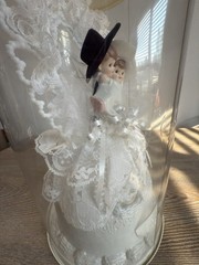 Western Cowboy Cowgirl Hats Bride & Groom Wedding Cake Topper NIB Jamie Lynn