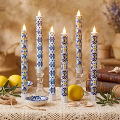 Pcs Party Decorations Mediterranean Flameless Candles LED 11 6 Amalfi Coast