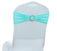 Spandex Chair Sashes + Satin Table Runners Wedding Bday Party Decor(Combo Offer)
