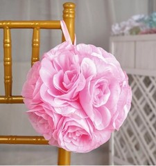 5 pcs 6″ Kissing Flower Ball Wedding Silk Rose Party Pomander Party decoration
