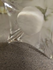 Clear & White Eiffel Tower Bud Vase Wedding Party Centerpiece 19 3/4″. Huge Vase