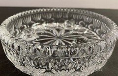 Princess House Crystal 3-Lite Taper Candle Holder Dish Holiday Centerpiece Party