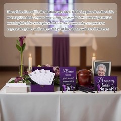 112 Pcs Celebration of Life Memory Cards Set Share a Memory Cards with Box 2 …