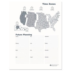 House of Doolittle 2026 Monthly Planner 8.5″ x 11″, Faux Leather Cover, Blue …