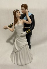 Weddingstar Cake Topper «Princess & Prince» Regal Romance Hand Painted Porcelain