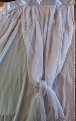 Table Skirting Banquet Table * NEW * White Tulle Washable Wedding Shower