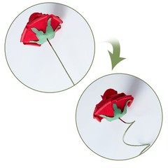 25/50 Real Touch Foam Roses Perfect For DIY Wedding Bouquets Decor Centerpieces