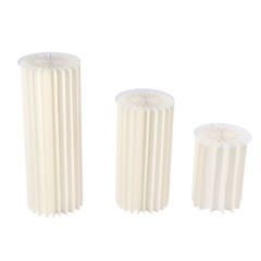 3PCS Cylinder Pedestal Stands Sturdy Multi-Use Display Columns for Wedding,