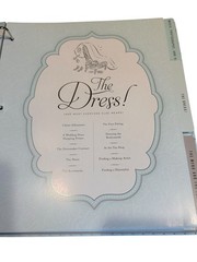 Workman Publishing Wedding Planner Organizer Blue Beige 3 Ring Binder w/Pockets