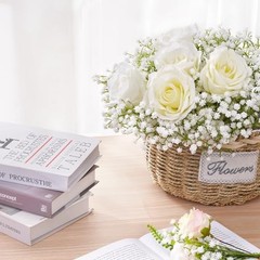 Babys Breath Artificial Flowers, Baby Breath Flowers Artificial 30 Pcs White