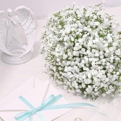 Babys Breath Artificial Flowers, Baby Breath Flowers Artificial 30 Pcs White