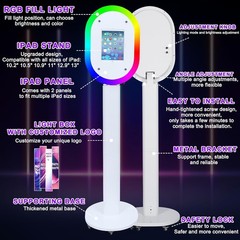 Portable Photo Booth Machine For iPad 10.2″ 10.5″ 10.9″ 11″ 12.9″ Selfie Station