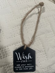 Wish Jar Wedding Prayers Birthday Special Occasion Keepsake SIGN ONLY