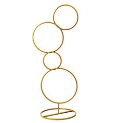 3 ft Metal Hoops Pillar Backdrop Stand Party Events Reception Home Supplies