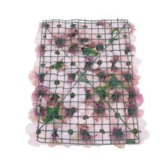 6 Pcs Artificial Flower Wall Panels Backdrop Bouquet Wedding Party Home Decor