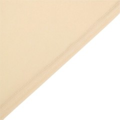 6 ft x 3 ft Matte BEIGE Fitted Spandex Half Moon Backdrop STAND COVER Party