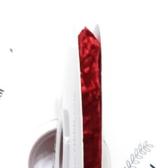 Ribbli Dark Red Velvet Ribbon 3/8″ x 10 Yards Crinkled Luxury Gift Wrap Craft