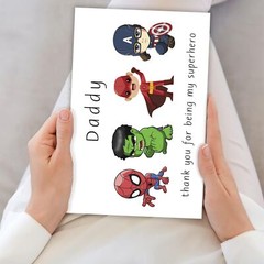 Cute Thank You Card for Daddy, Hilarious Father’s Day Card for Dad, Lovely Da…